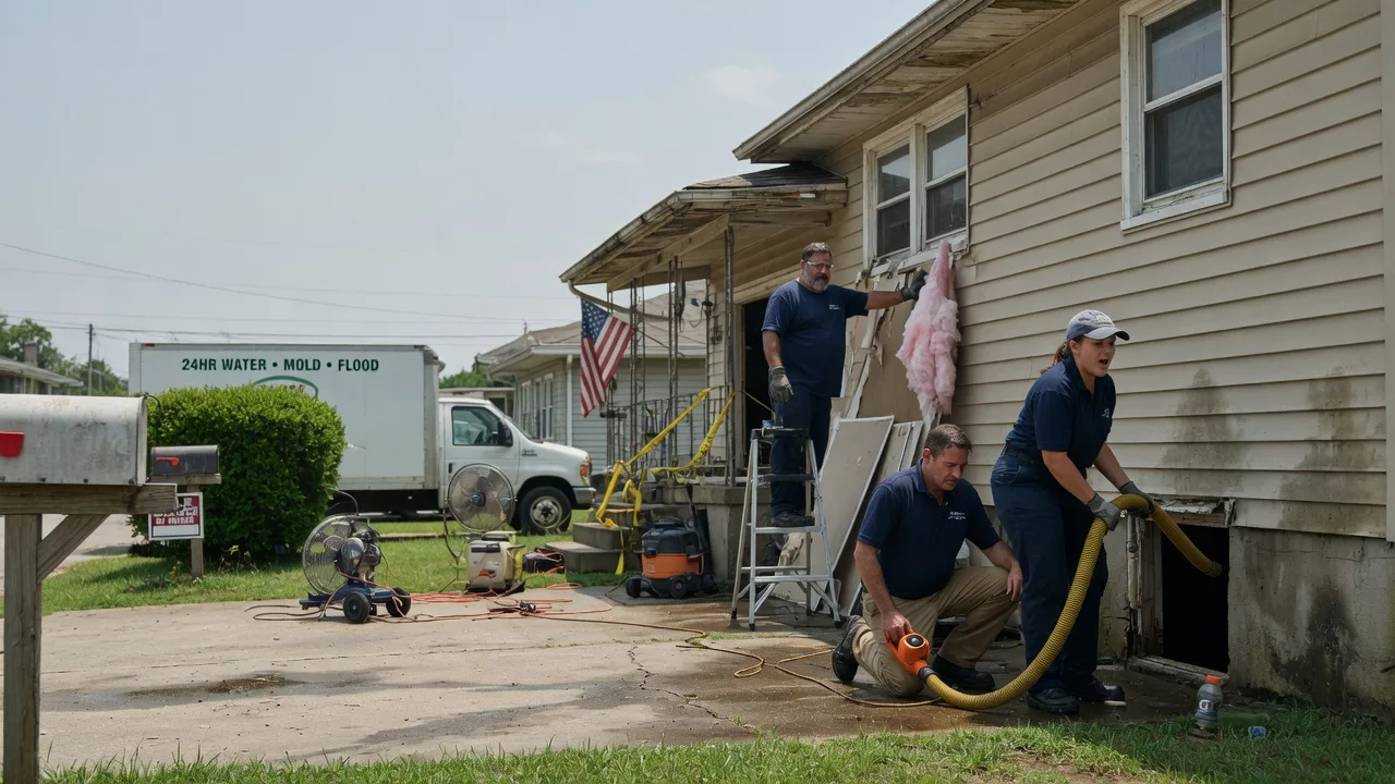 Water Damage Repair in Lawrence, MS near me